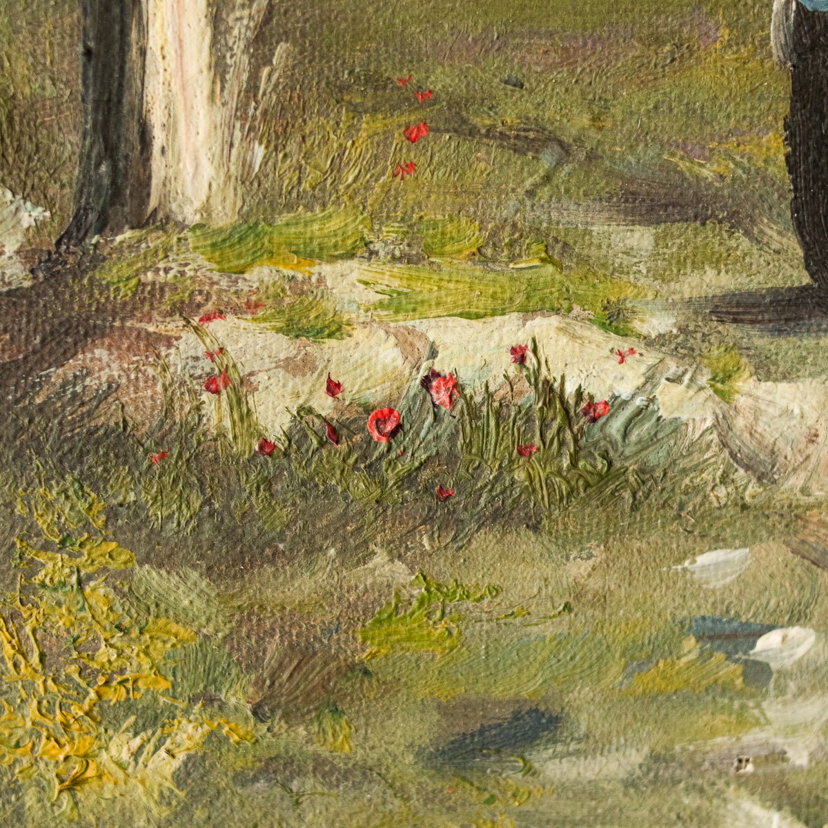 Les Bords De Soane Landscape Oil Painting - elsie green - Art