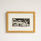 Les Cevennes Etching - elsie green - art