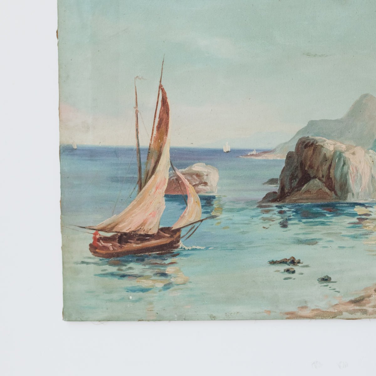 Les Pêcheurs Oil Painting - elsie green - art