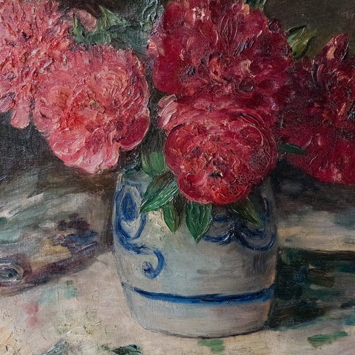 Les Roses D’Éléonore Oil Painting | Dated 1925 - elsie green - Art