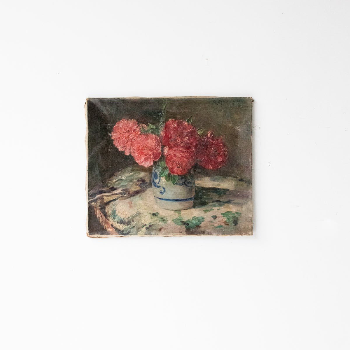 Les Roses D’Éléonore Oil Painting | Dated 1925 - elsie green - Art