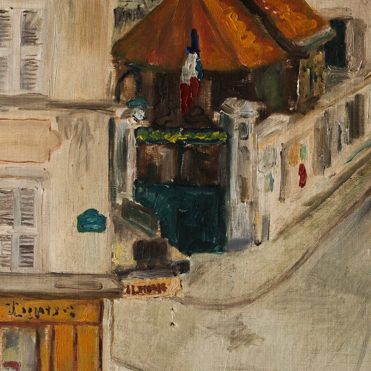 Les Rues De Paris Oil Painting - elsie green - Art