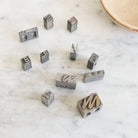 Letterpress Stamps with Provencal Bowl - elsie green - decor