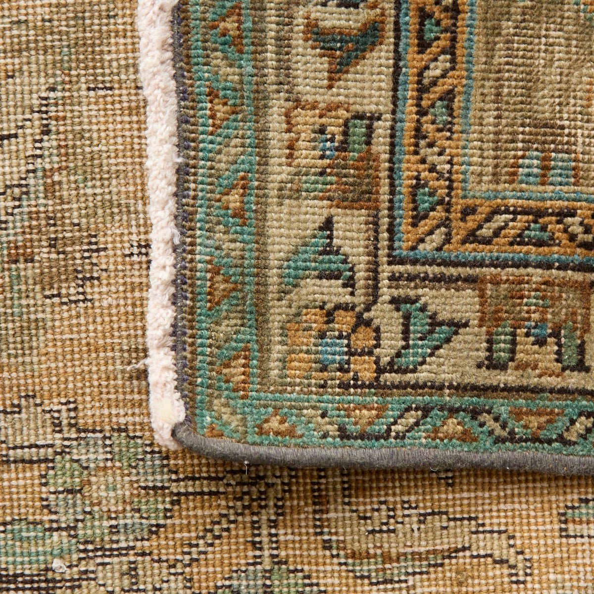 Libourne Vintage Hand Knotted Rug | 9'7" x 12'3.5" - elsie green - textiles
