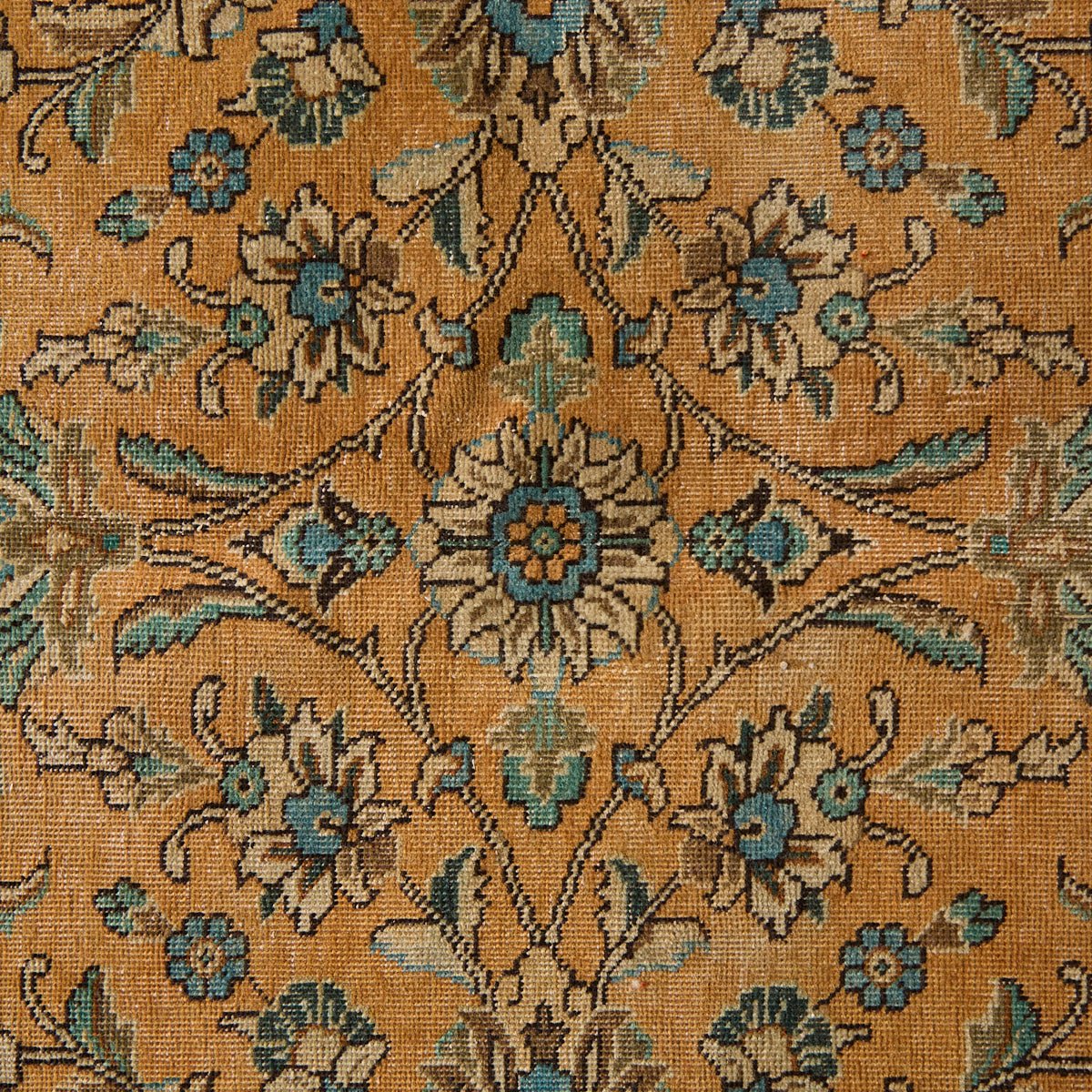 Libourne Vintage Hand Knotted Rug | 9'7" x 12'3.5" - elsie green - textiles