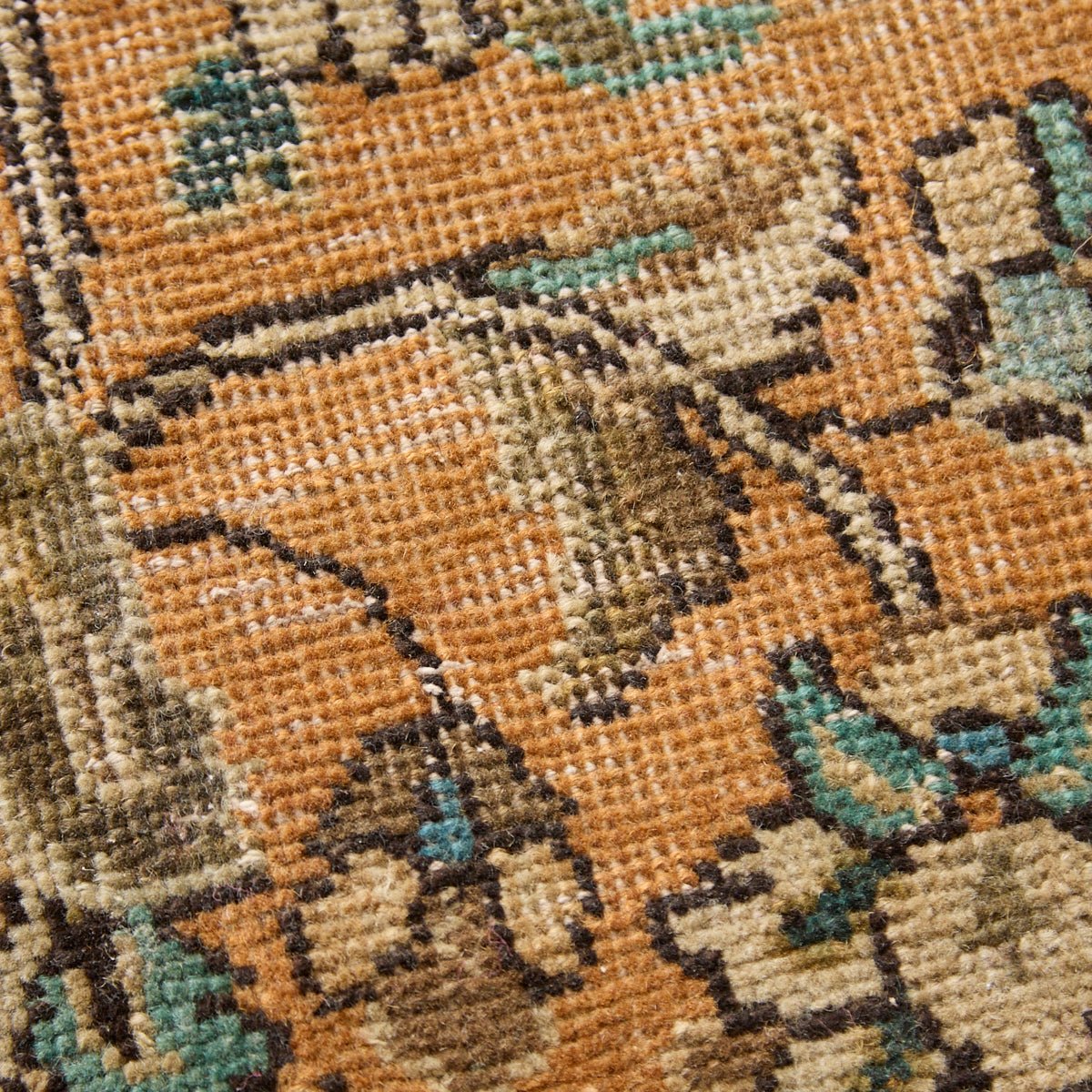 Libourne Vintage Hand Knotted Rug | 9'7" x 12'3.5" - elsie green - textiles