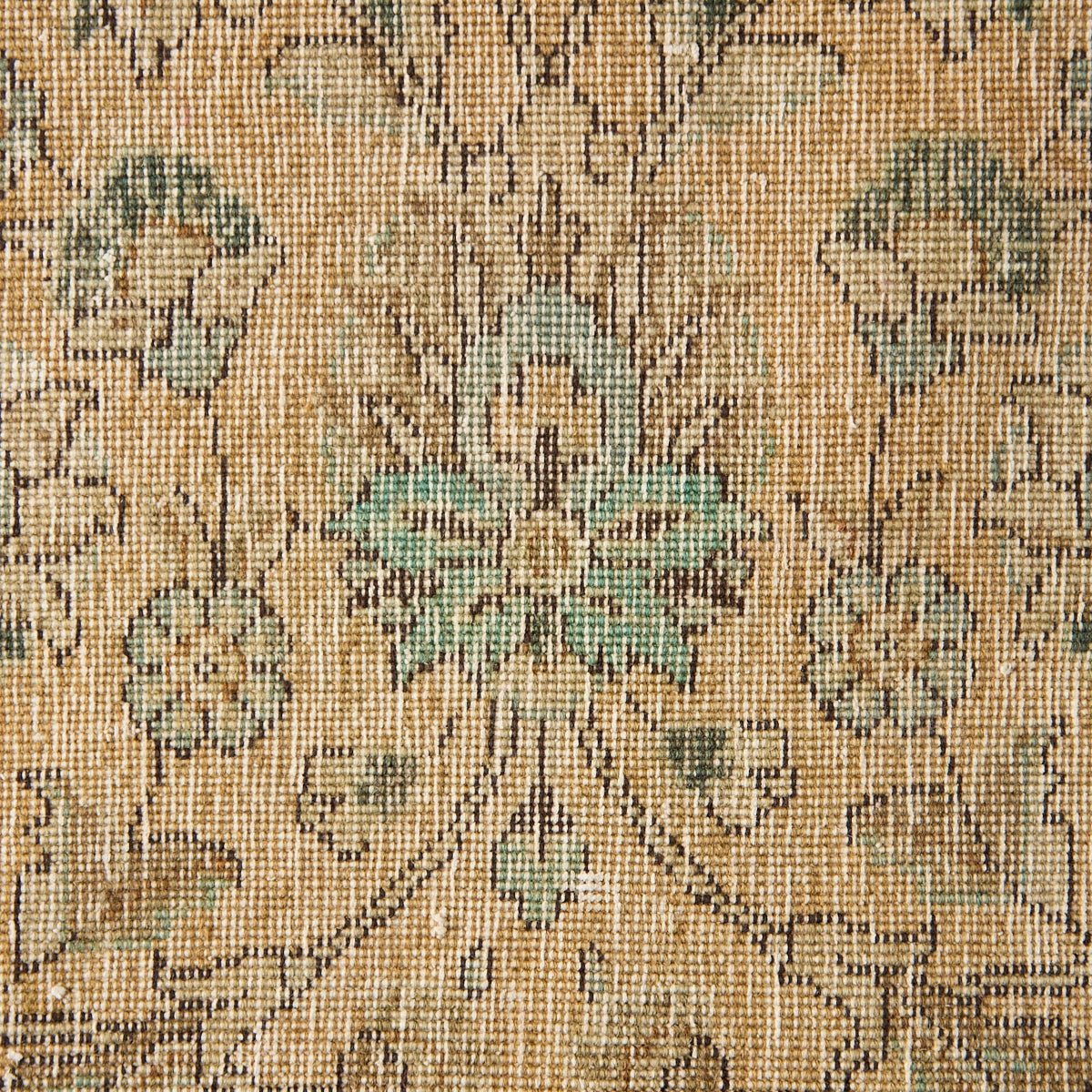 Libourne Vintage Hand Knotted Rug | 9'7" x 12'3.5" - elsie green - textiles