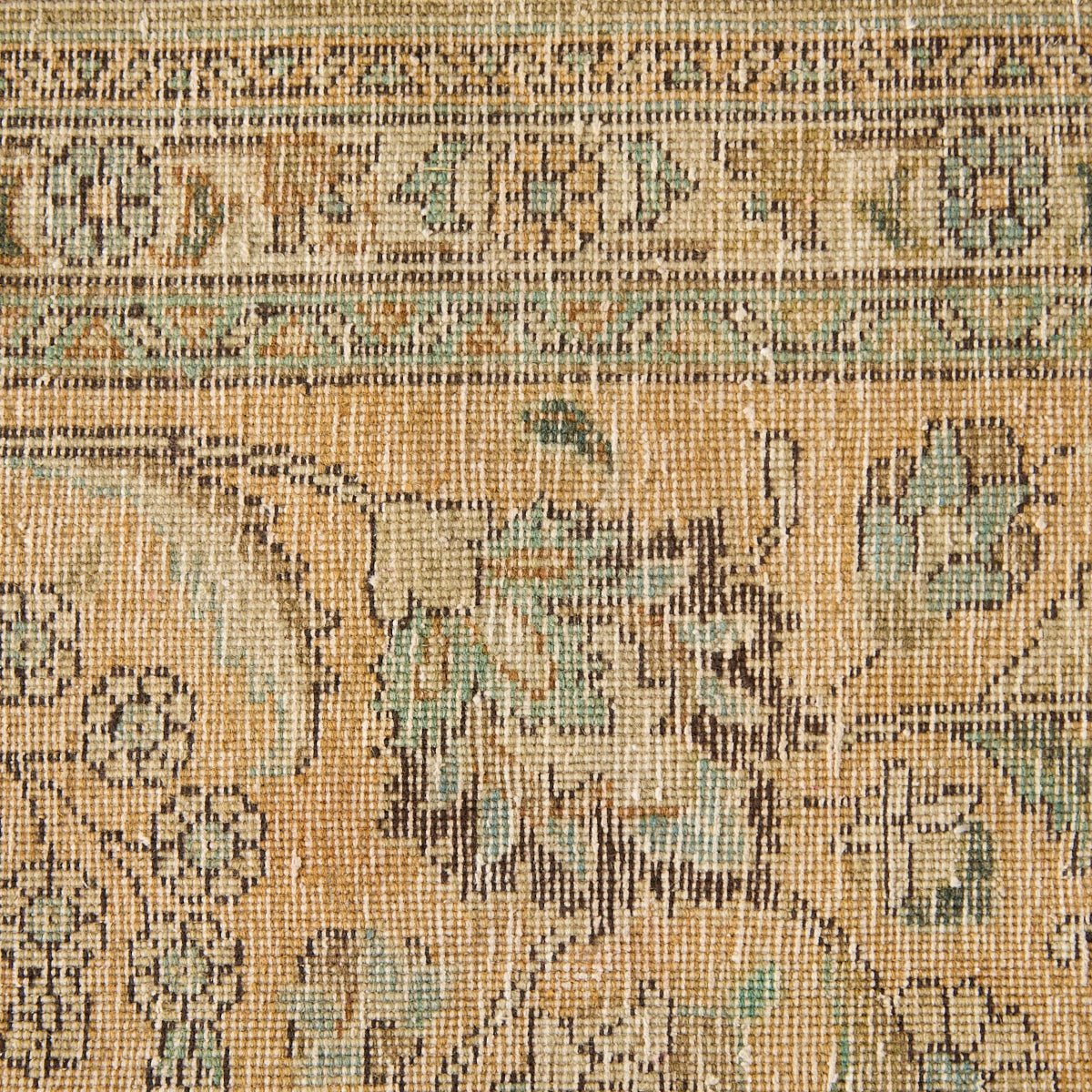 Libourne Vintage Hand Knotted Rug | 9'7" x 12'3.5" - elsie green - textiles