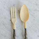 Lily of the Valley Silver & Bone Serving Set - elsie green - the french kitchen