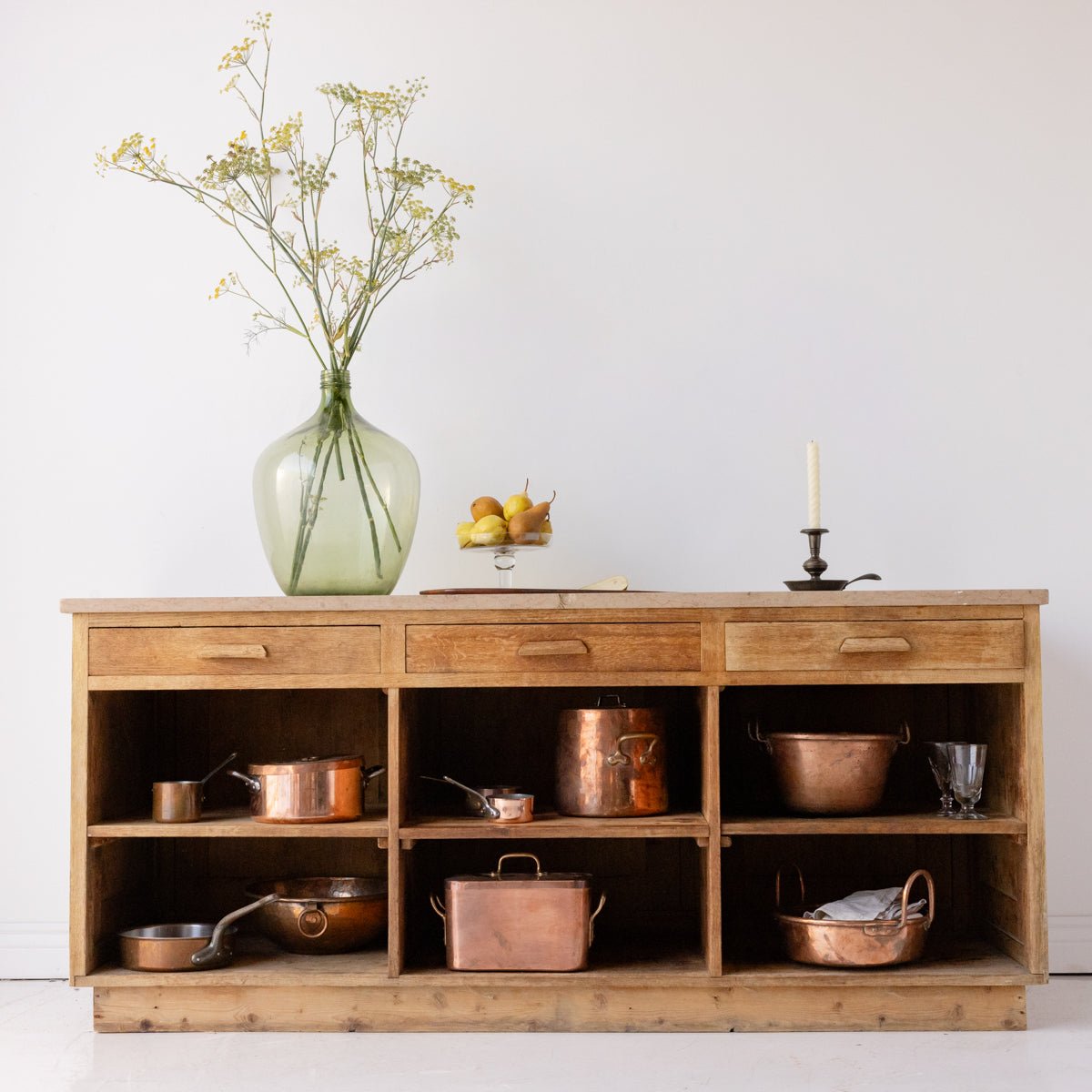 Limestone Mercerie Counter - elsie green - furniture