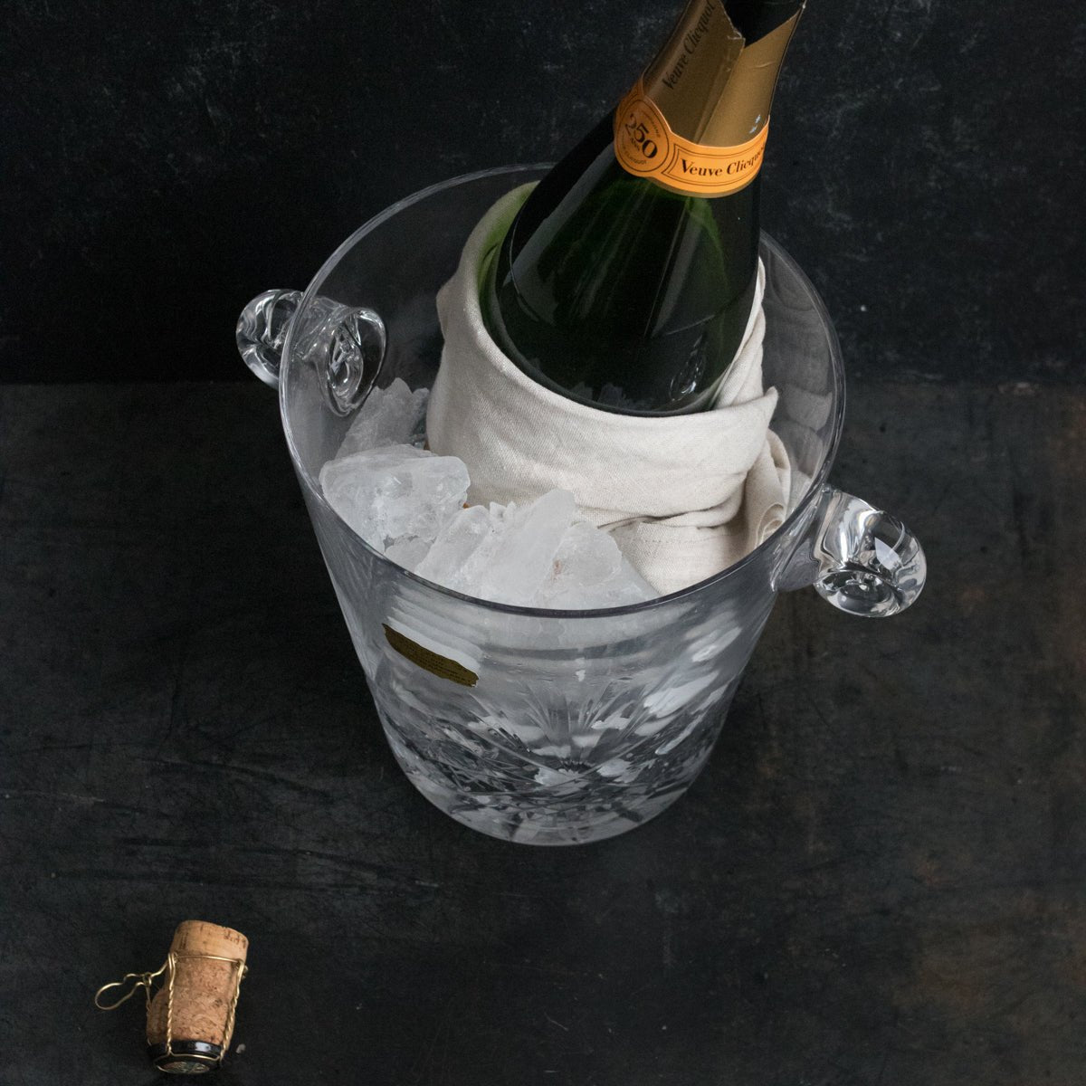 Limited Edition Baccarat Crystal Champagne Bucket | No. 2/150 - elsie green - The French Kitchen