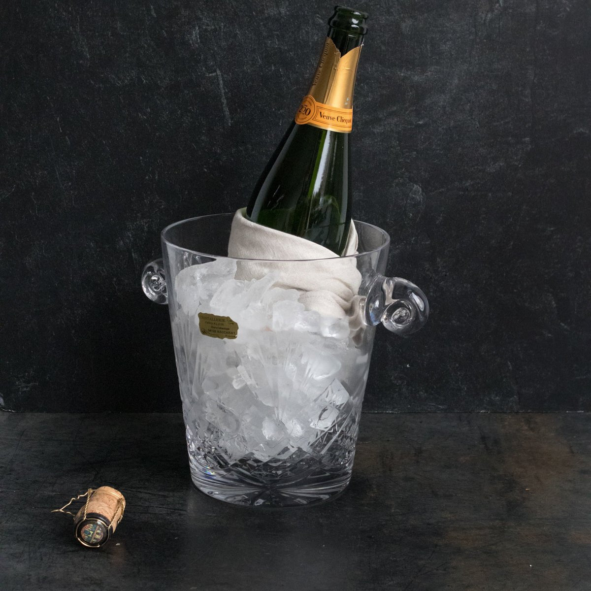 Limited Edition Baccarat Crystal Champagne Bucket | No. 2/150 - elsie green - The French Kitchen