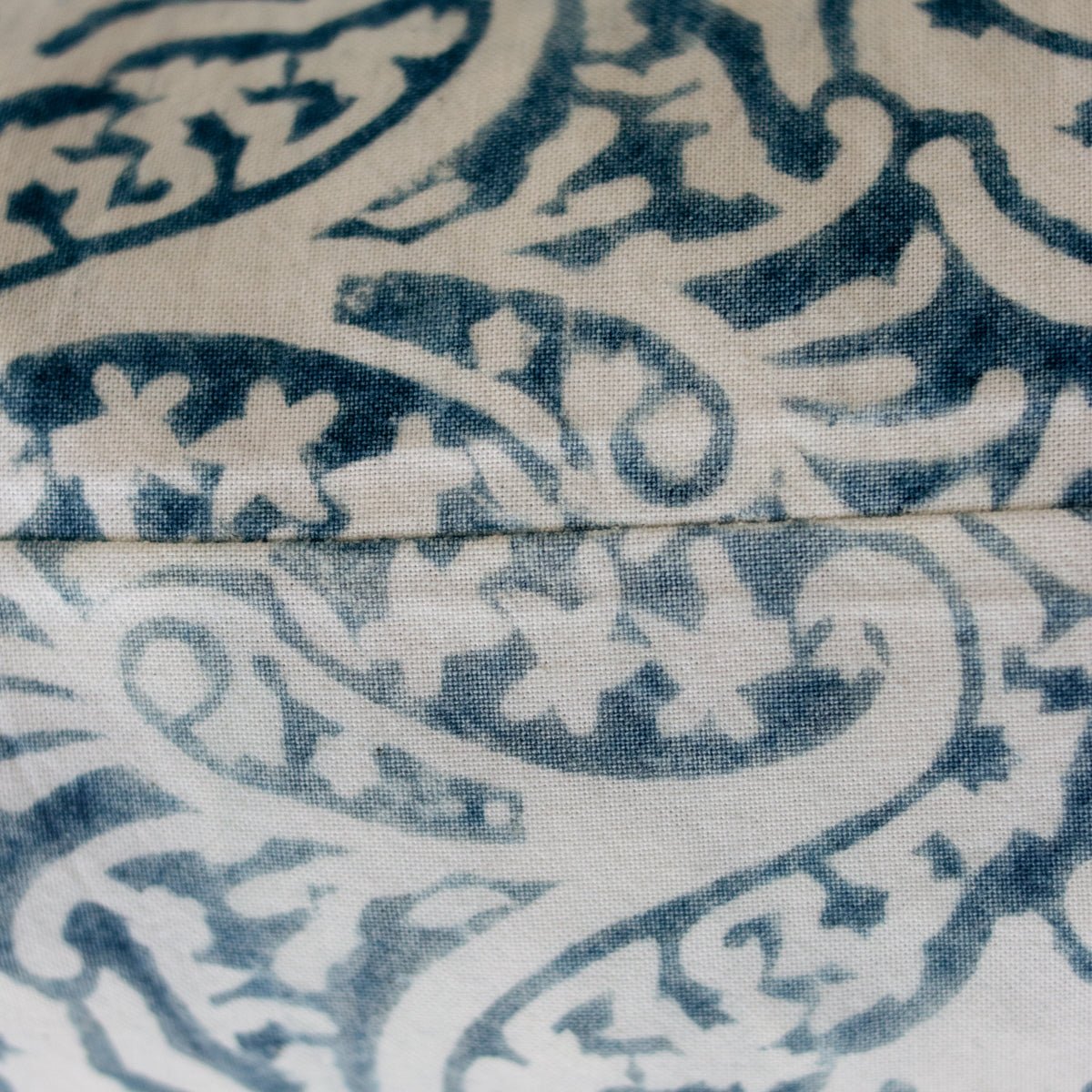 Limited Edition Block Print Pillow Cover | Dominique Indigo - elsie green - Textiles