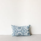 Limited Edition Block Print Pillow Cover | Dominique Indigo - elsie green - Textiles
