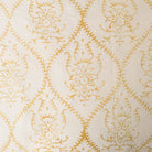 Limited Edition Block Print Pillow Cover | Juliette Gold Reversing to Viviane Gold - elsie green - Textiles