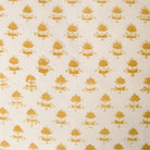 Limited Edition Block Print Pillow Cover | Juliette Gold Reversing to Viviane Gold - elsie green - Textiles