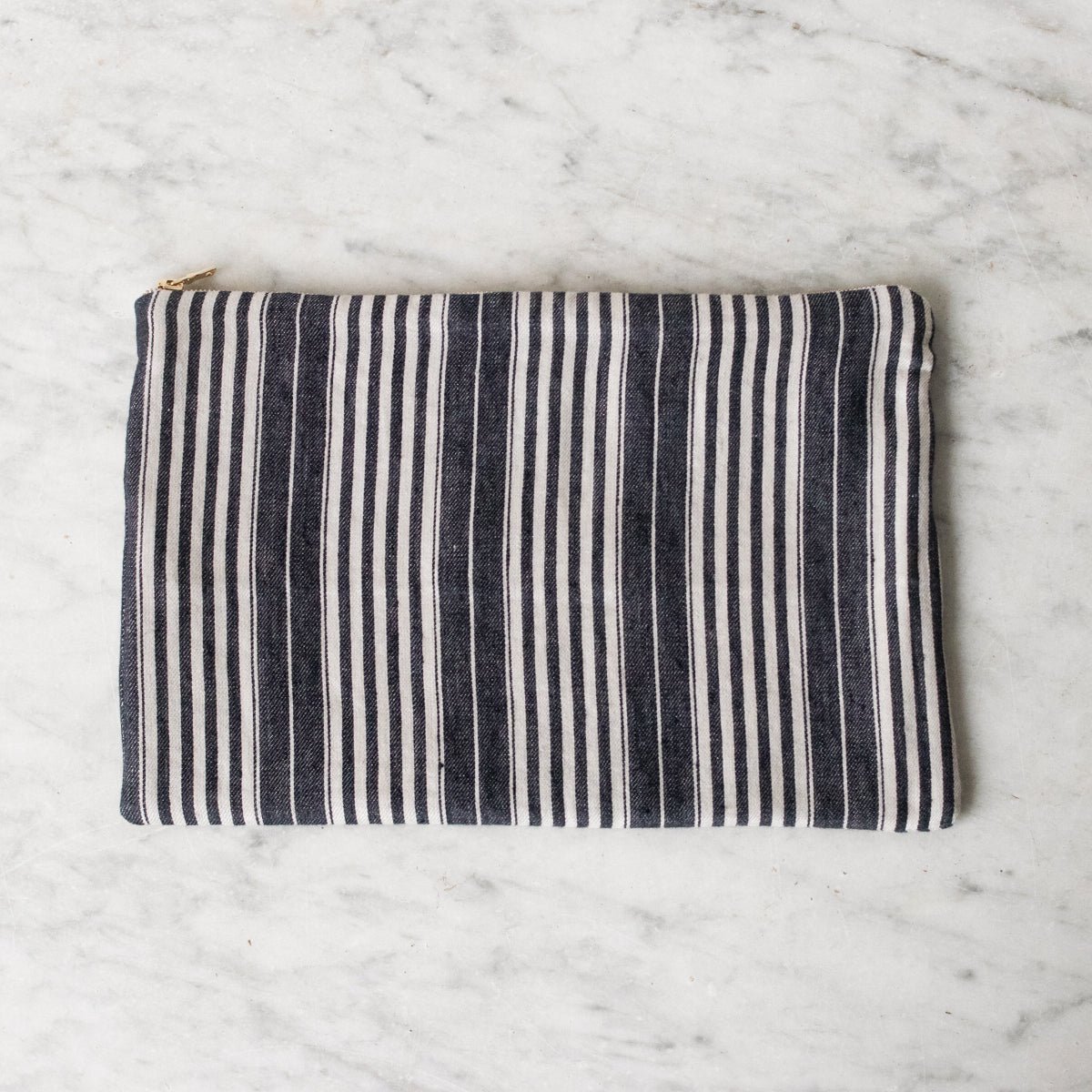 Limited Edition Zipper Pouch Large - elsie green - textiles
