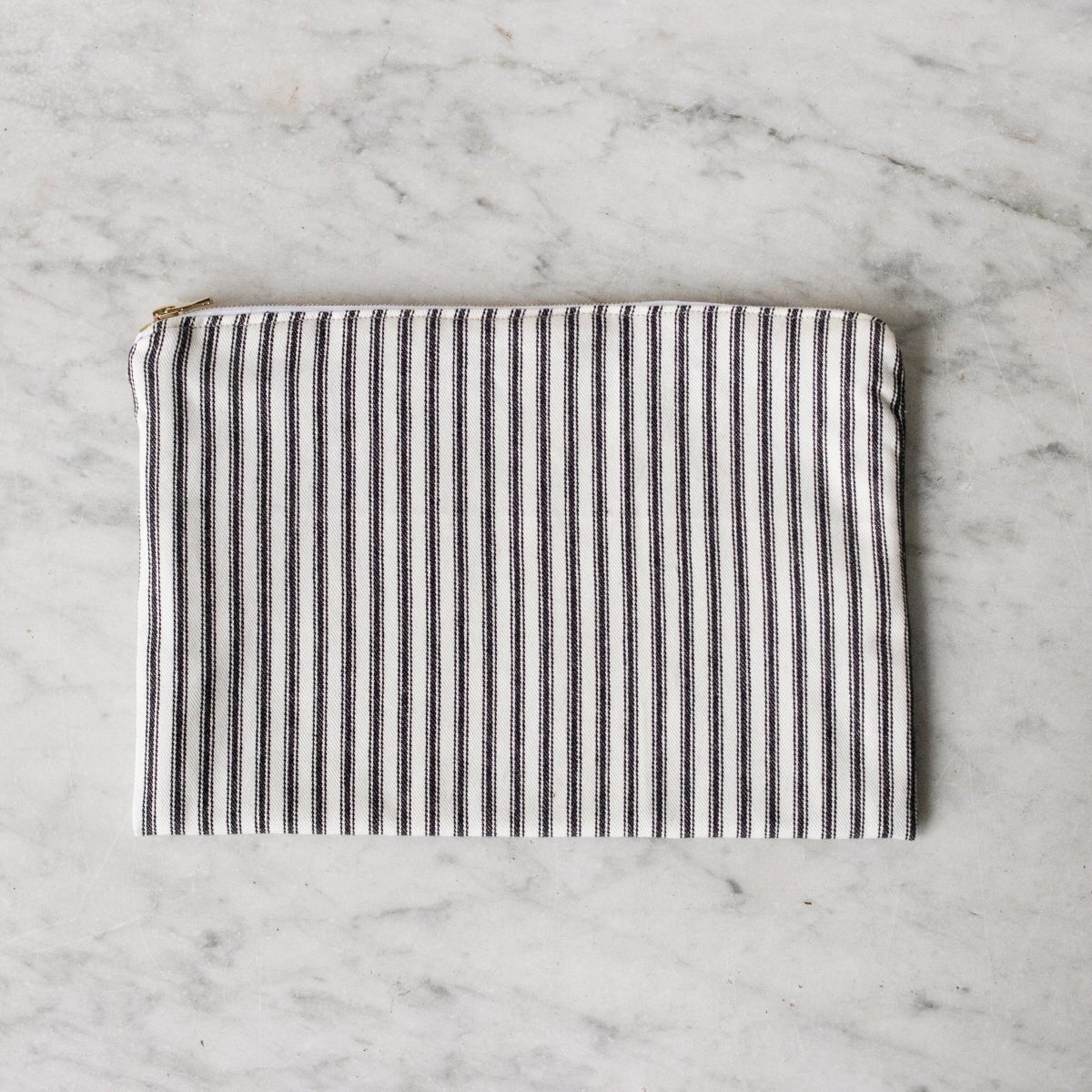 Limited Edition Zipper Pouch Large - elsie green - textiles