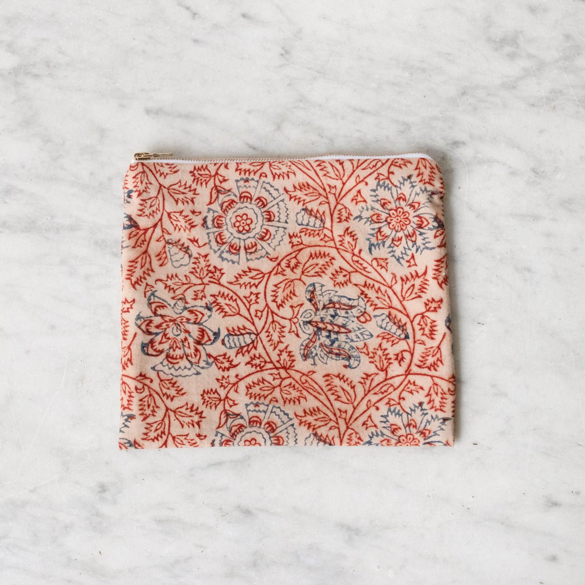Limited Edition Zipper Pouch Small - elsie green - textiles