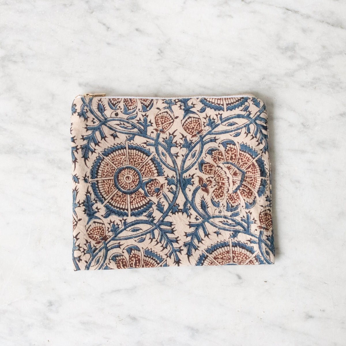 Limited Edition Zipper Pouch Small - elsie green - textiles