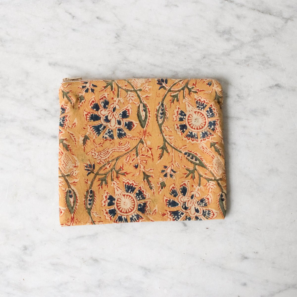 Limited Edition Zipper Pouch Small - elsie green - textiles