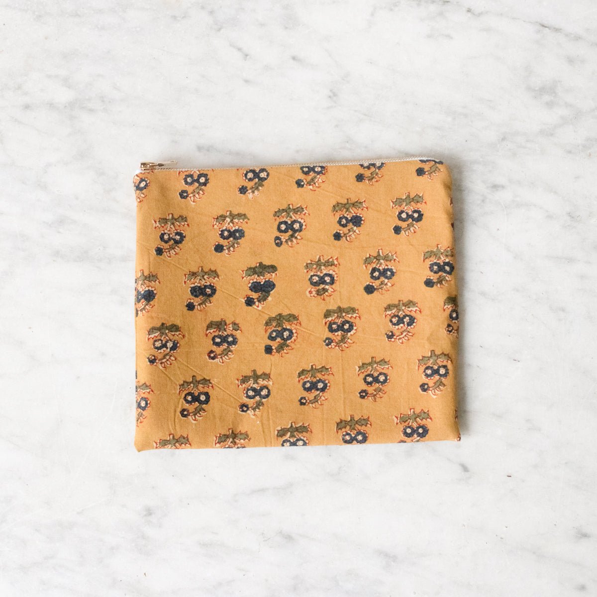 Limited Edition Zipper Pouch Small - elsie green - textiles