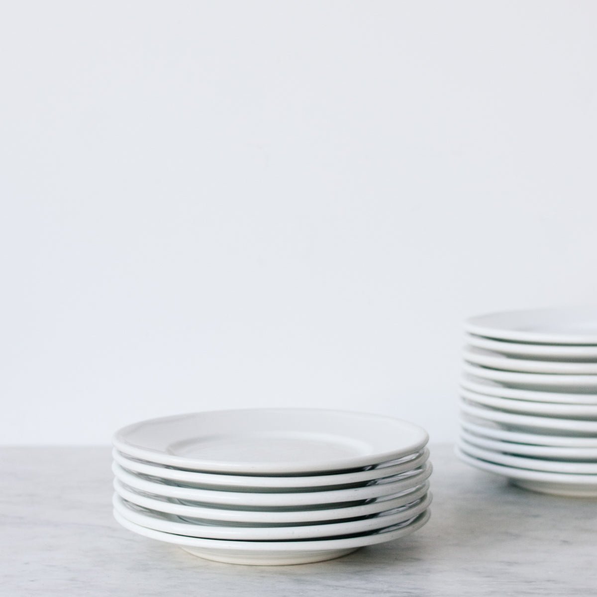 Limoges Bistro Porcelain Plate Set of 8 - elsie green - the french kitchen