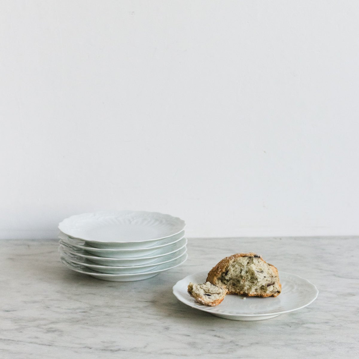 Limoges Dessert Plate Set of 12 - elsie green - the french kitchen