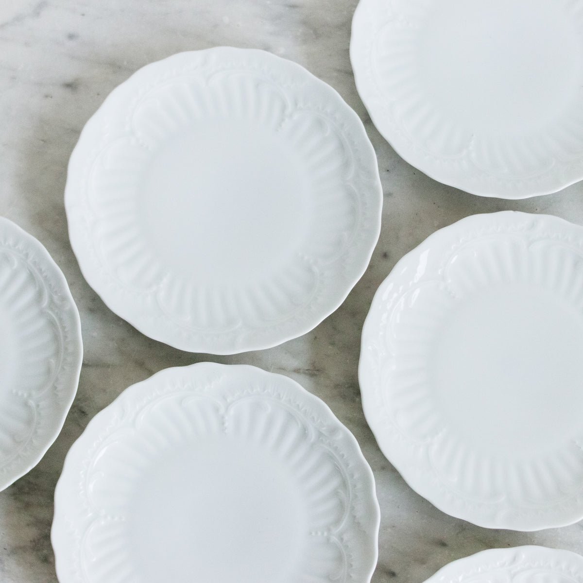 Limoges Dessert Plate Set of 12 - elsie green - the french kitchen