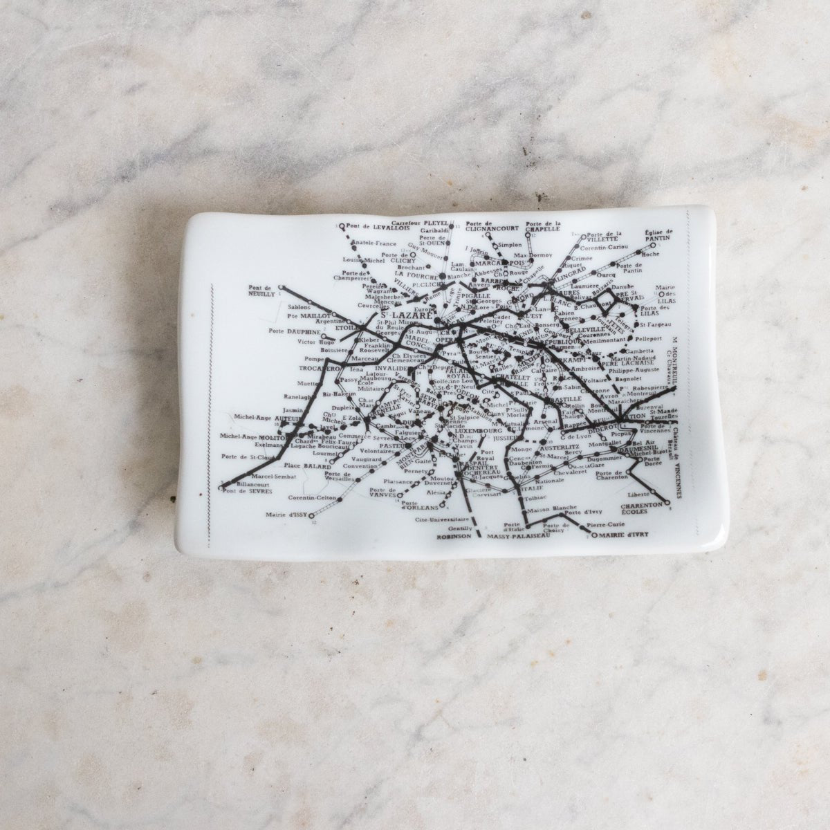 Limoges Paris Map Catchall - elsie green - decor