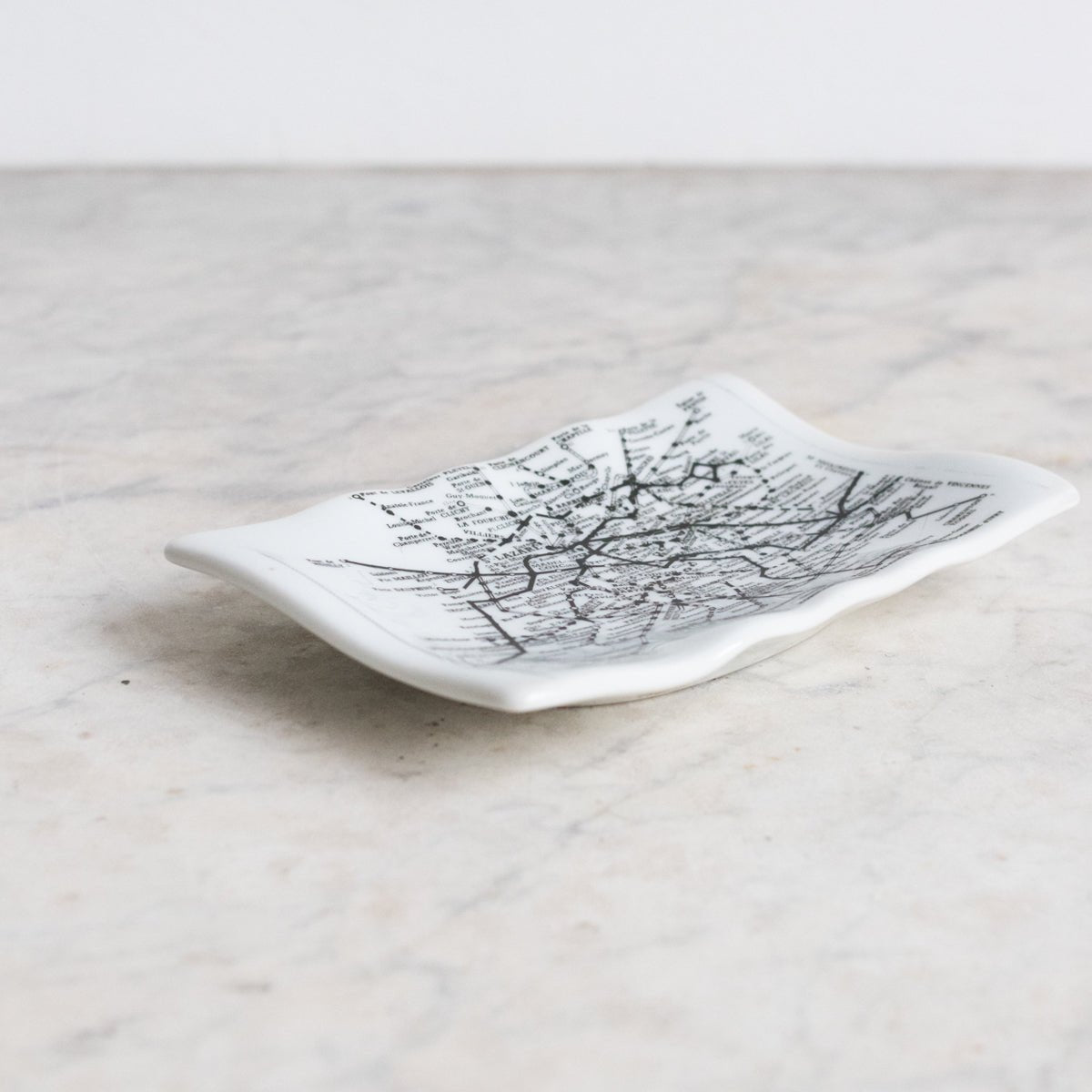 Limoges Paris Map Catchall - elsie green - decor