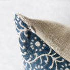 Linen Block Printed Pillow Cover | Kochin - elsie green - Textiles