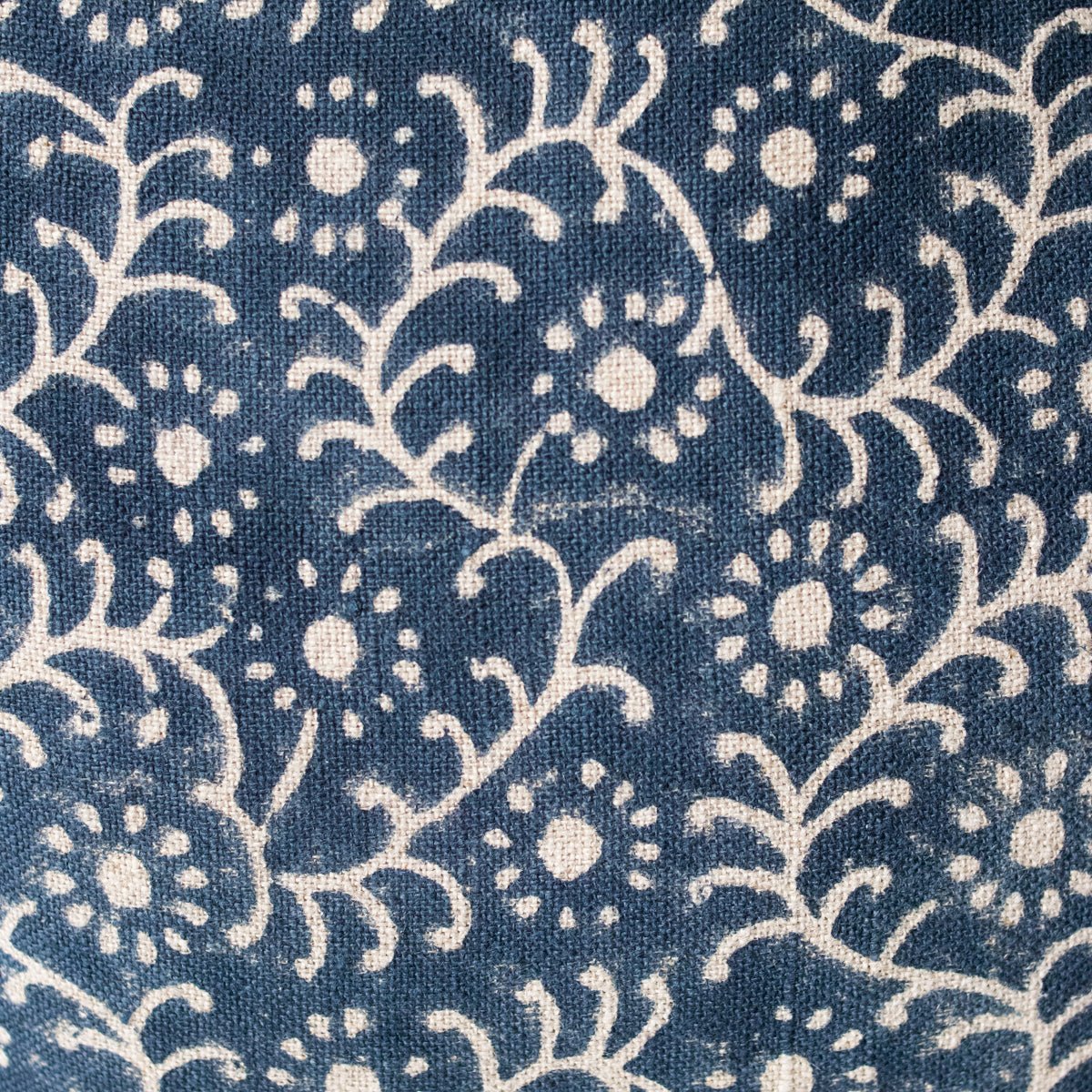 Linen Block Printed Pillow Cover | Kochin - elsie green - Textiles