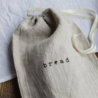 Linen Bread Bag - elsie green - textiles