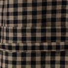 Linen Daily Apron | Black Gingham - elsie green - Textiles