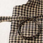 Linen Daily Apron | Black Gingham - elsie green - Textiles