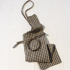 Linen Daily Apron | Black Gingham - elsie green - Textiles