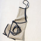 Linen Daily Apron | Linen with Black Trim - elsie green - Textiles