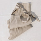 Linen Daily Apron | Navy Stripe - elsie green - Textiles