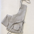 Linen Daily Apron | Navy Stripe - elsie green - Textiles