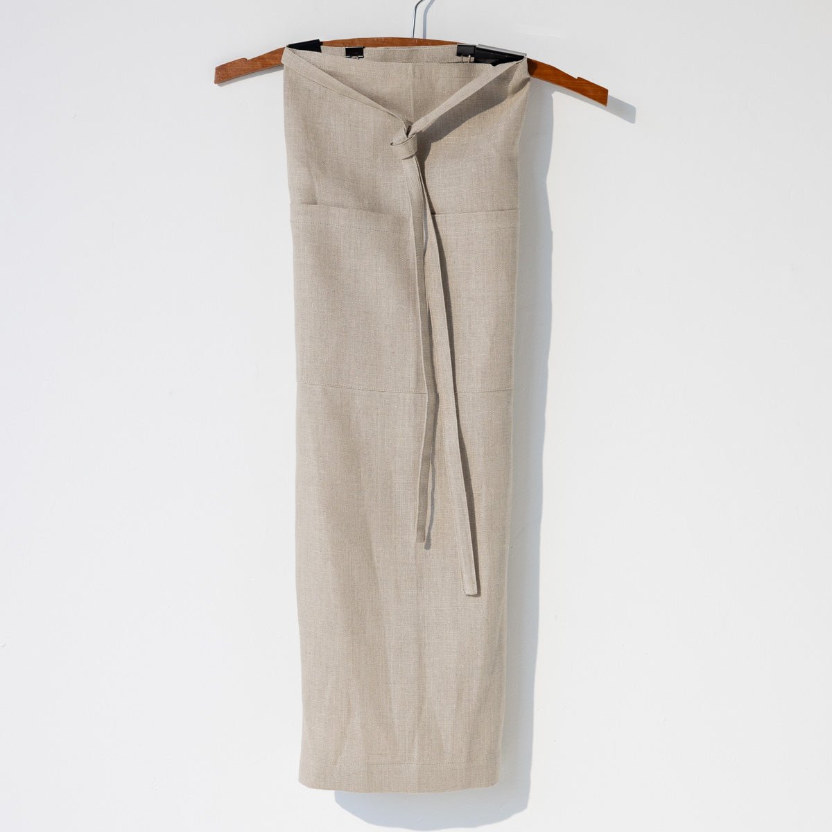 Linen Garcon Apron - elsie green - Textiles