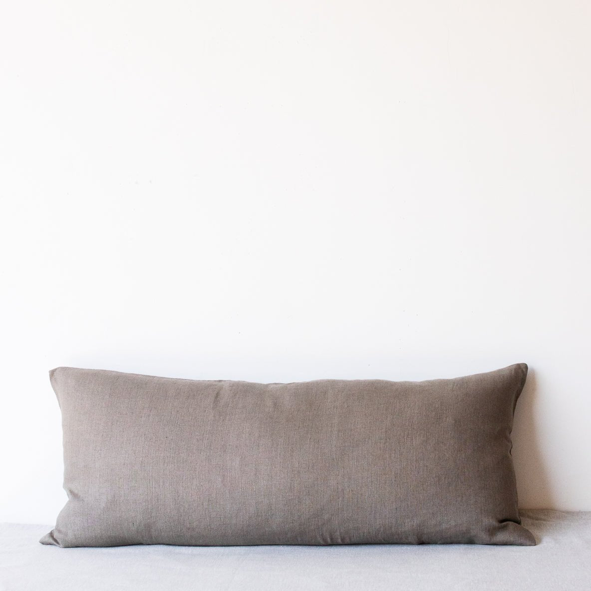 Linen Lumbar Pillow Cover - elsie green - textiles