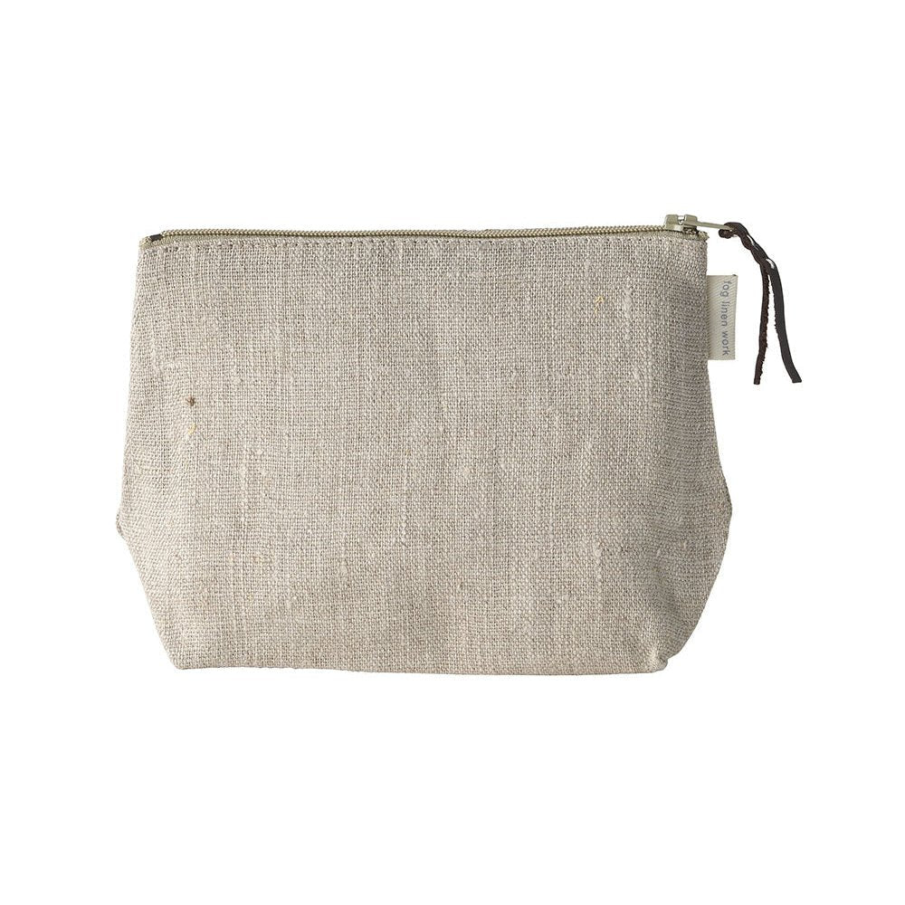 Linen Pouch | Natural - elsie green - textiles