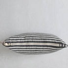 Linen Stripe Lumbar Pillow - elsie green - Textiles