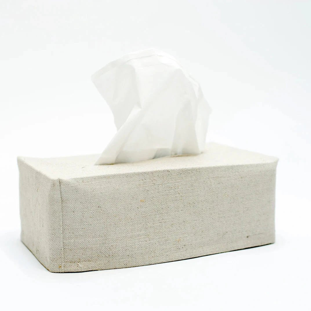 Linen Tissue Cover - elsie green - Textiles