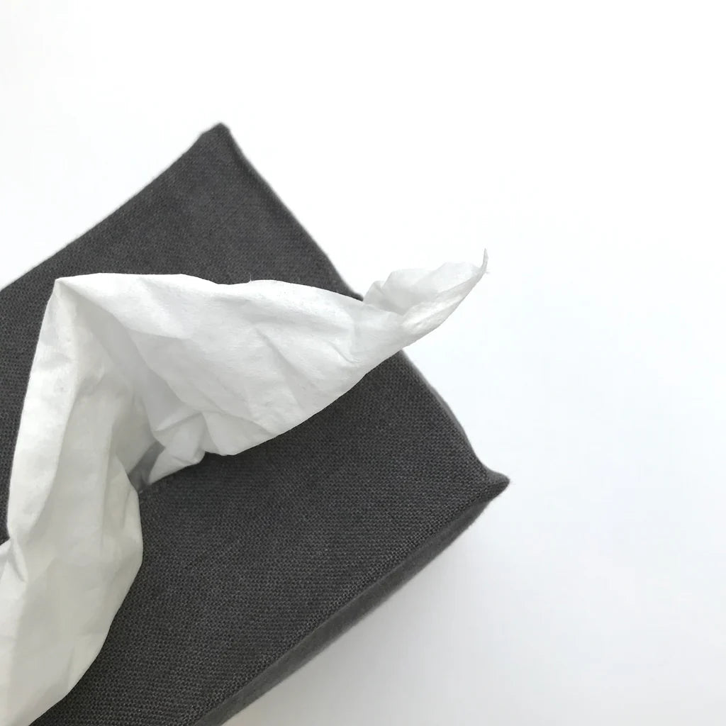Linen Tissue Cover - elsie green - Textiles