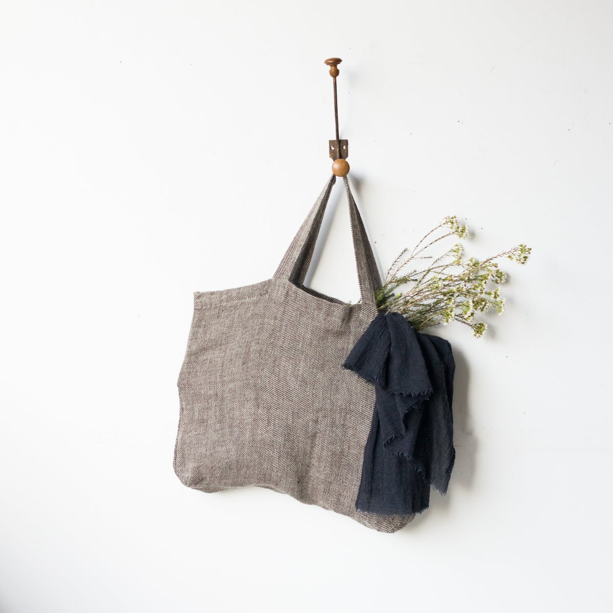 Linen Tote - elsie green - decor