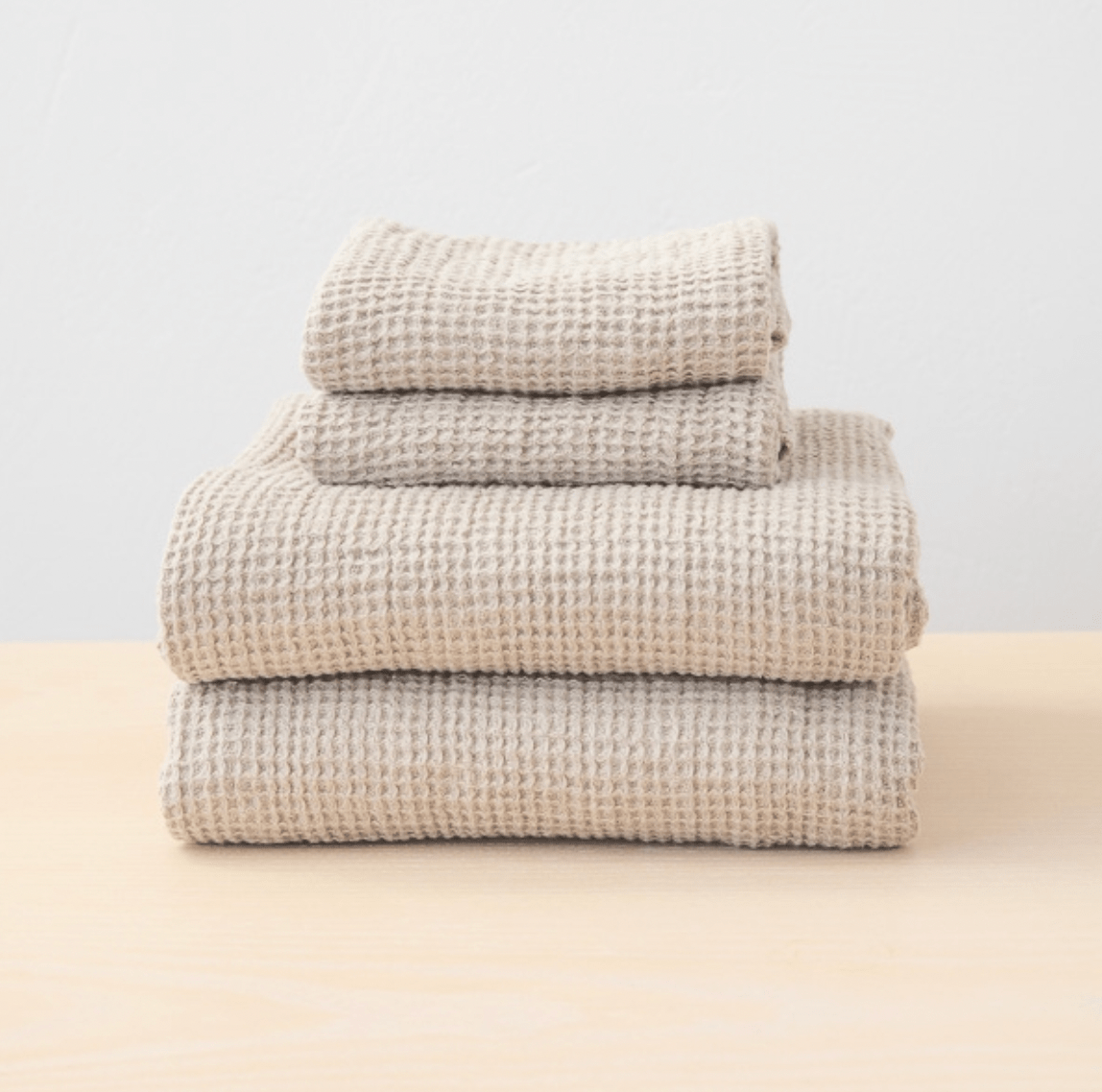 Linen Waffle Towel | Natural - elsie green - textiles