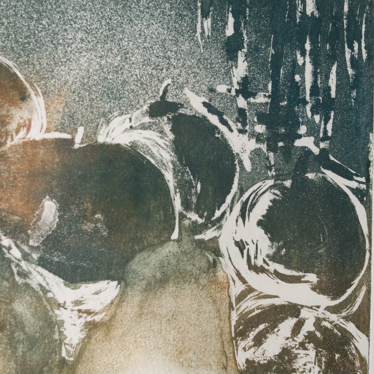 Lithograph With Fruit - elsie green - Art