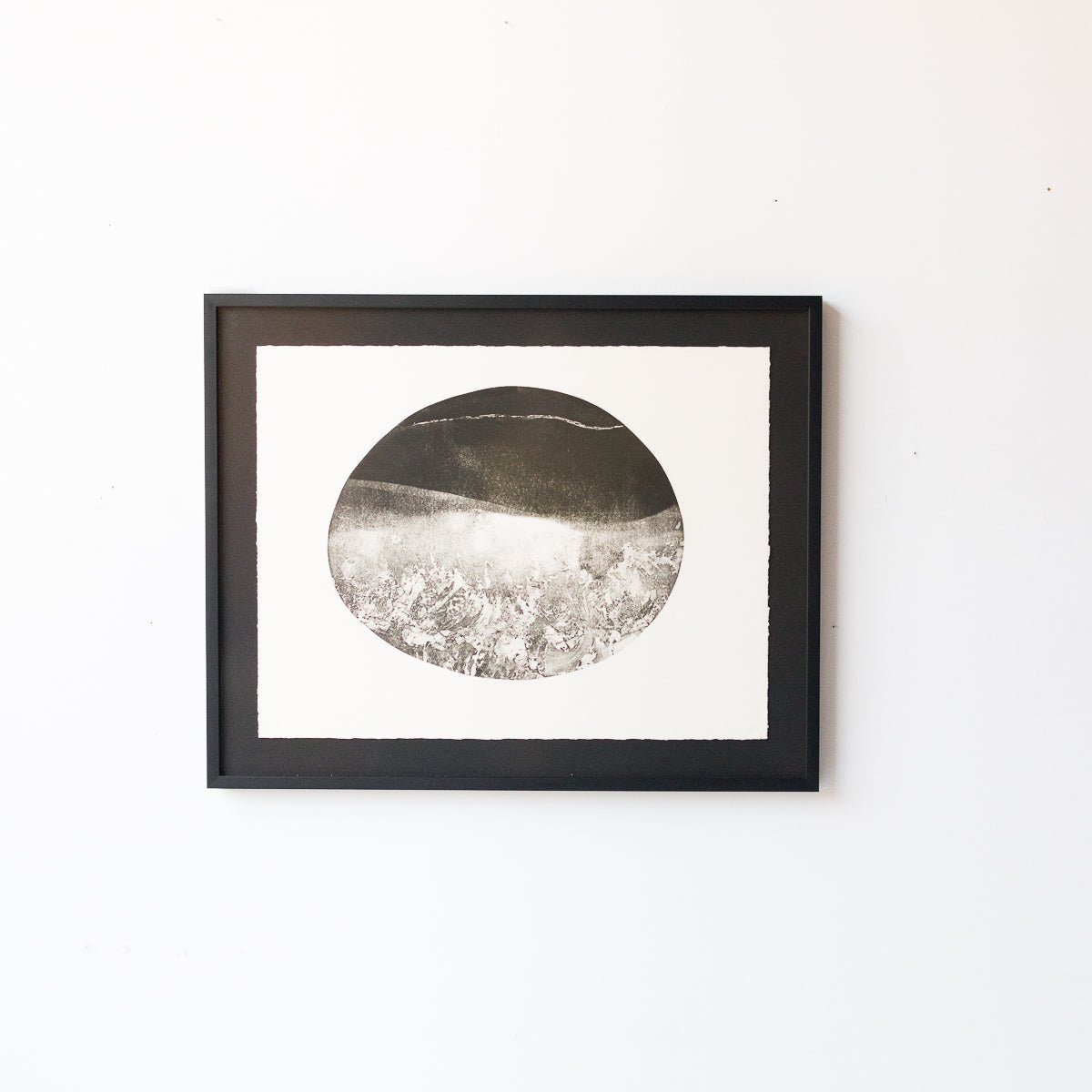 Lithograph With Night Sky In Black & White - elsie green - Art
